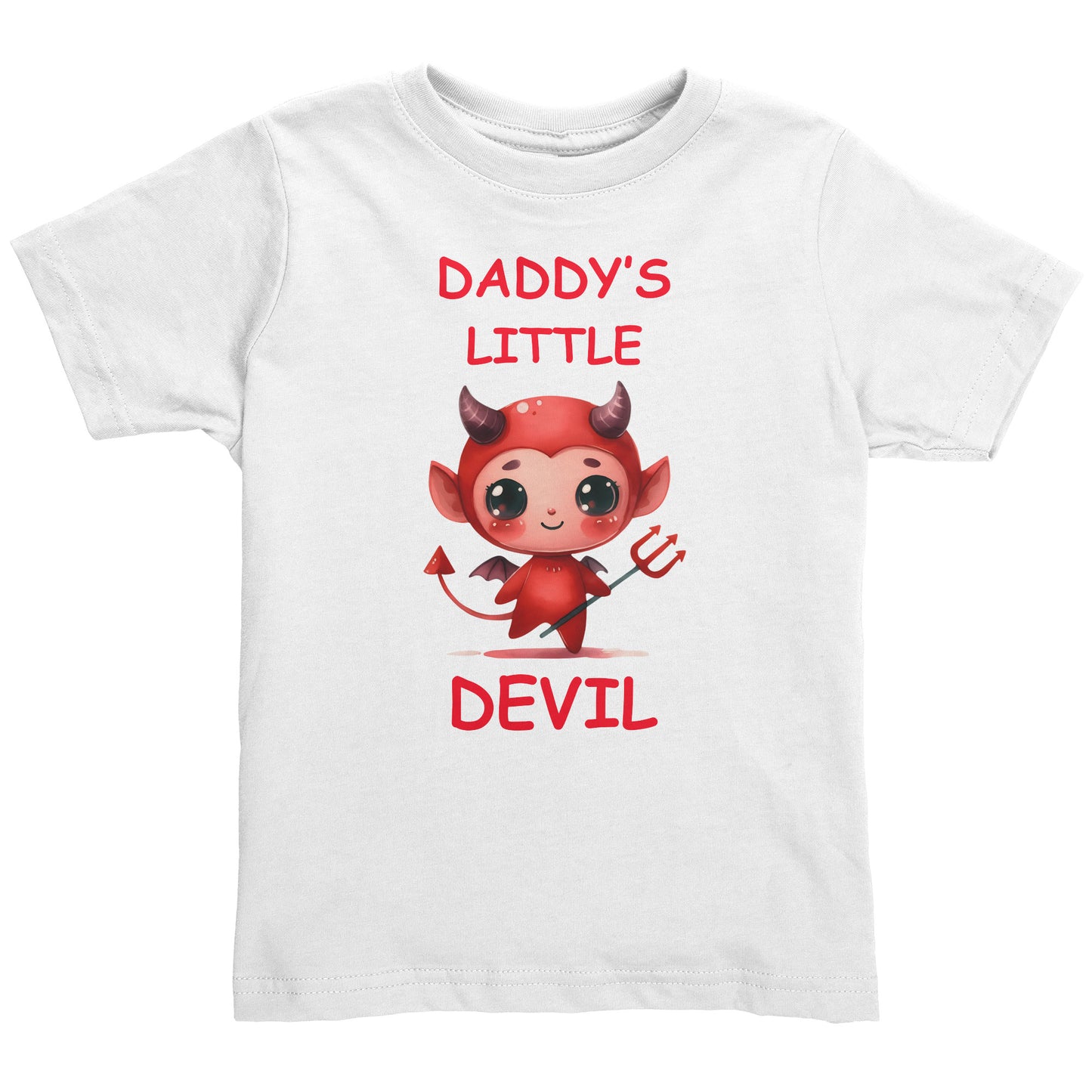 Daddy's Little Devil Boy Toddler Shirt