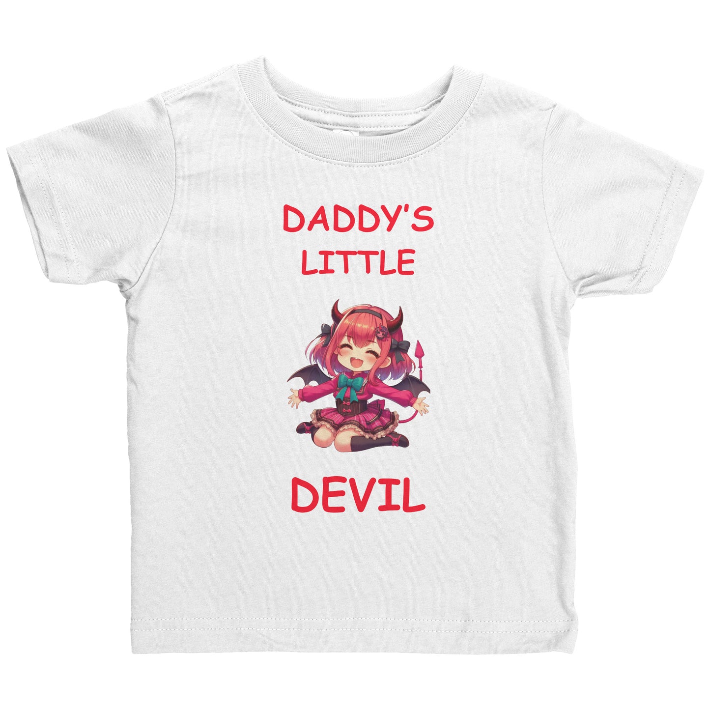 Daddy's Little Devil Girl Infant Shirt