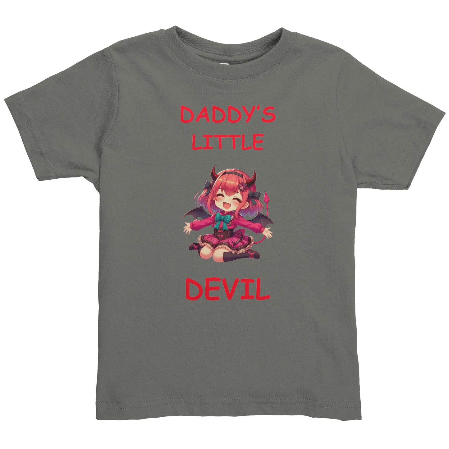 Daddy's Little Devil Girl Toddler Shirt