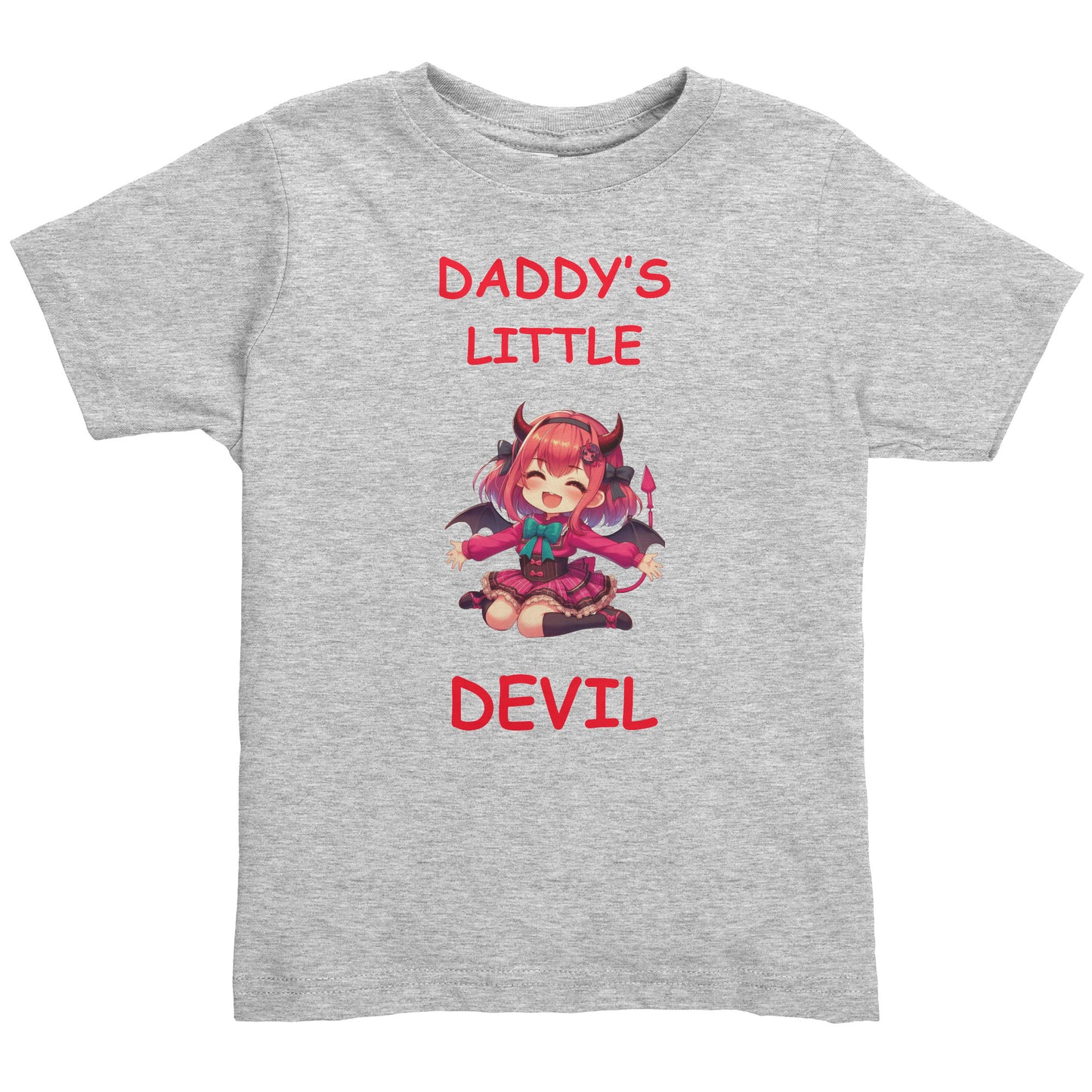 Daddy's Little Devil Girl Toddler Shirt