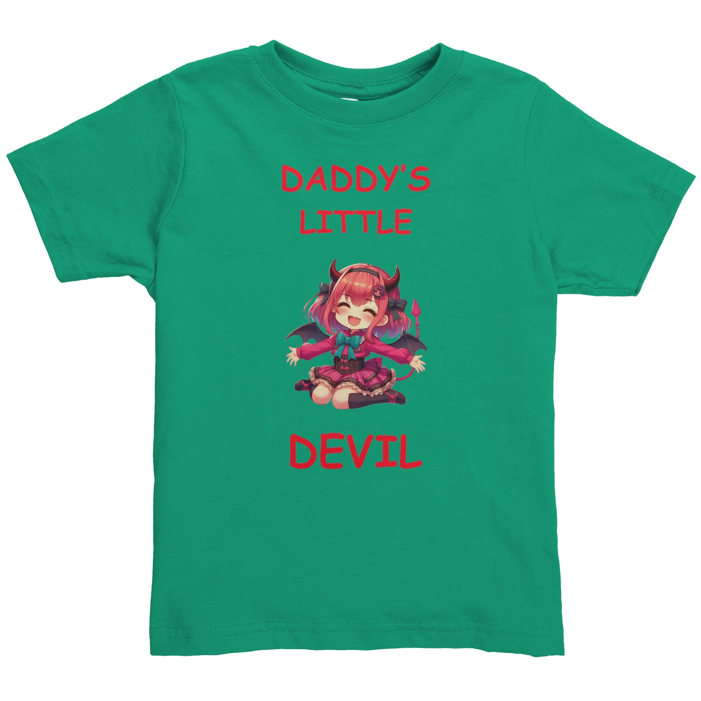 Daddy's Little Devil Girl Toddler Shirt