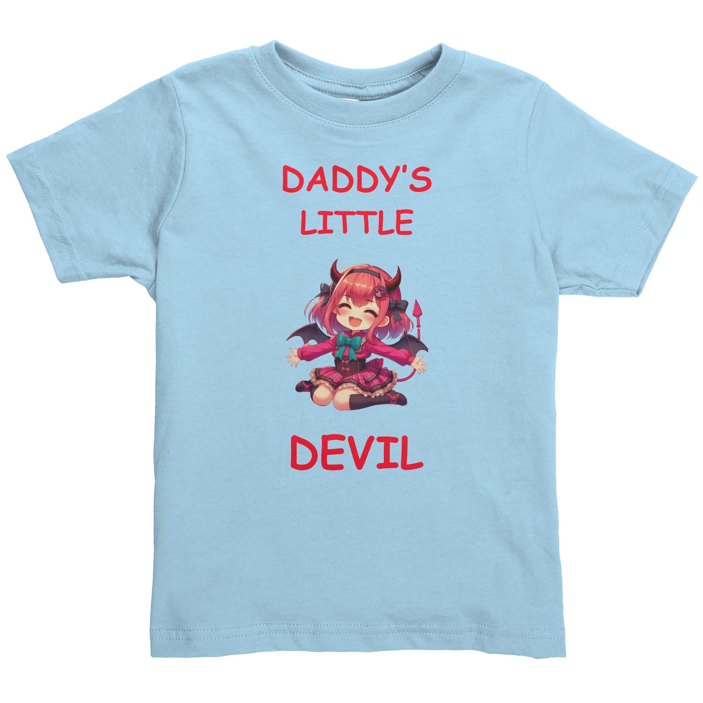 Daddy's Little Devil Girl Toddler Shirt