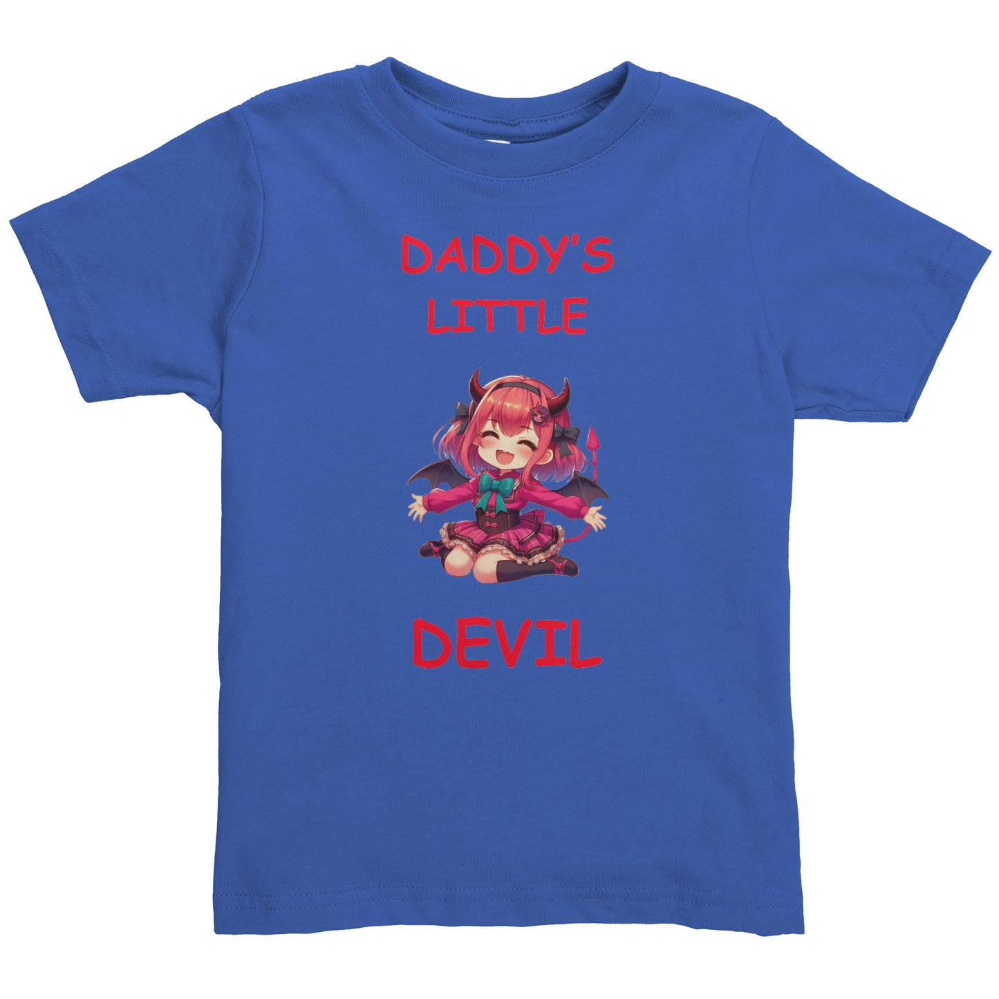 Daddy's Little Devil Girl Toddler Shirt