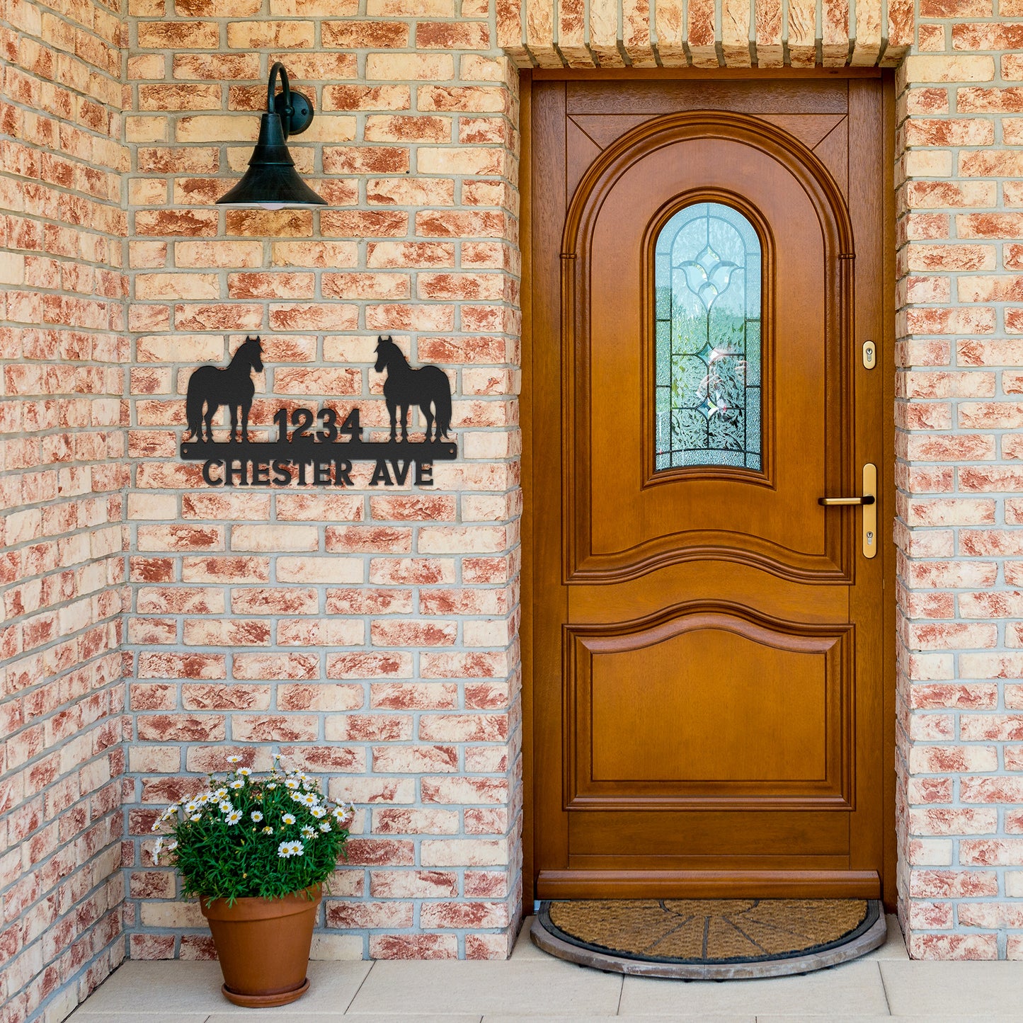 Horse Address Sign - Customizable