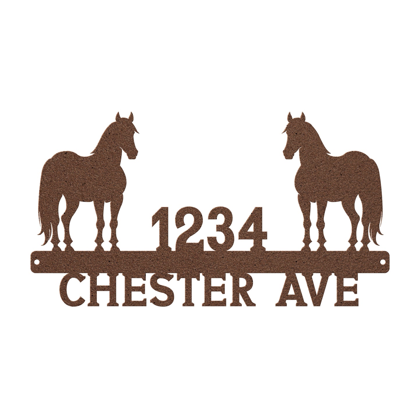 Horse Address Sign - Customizable