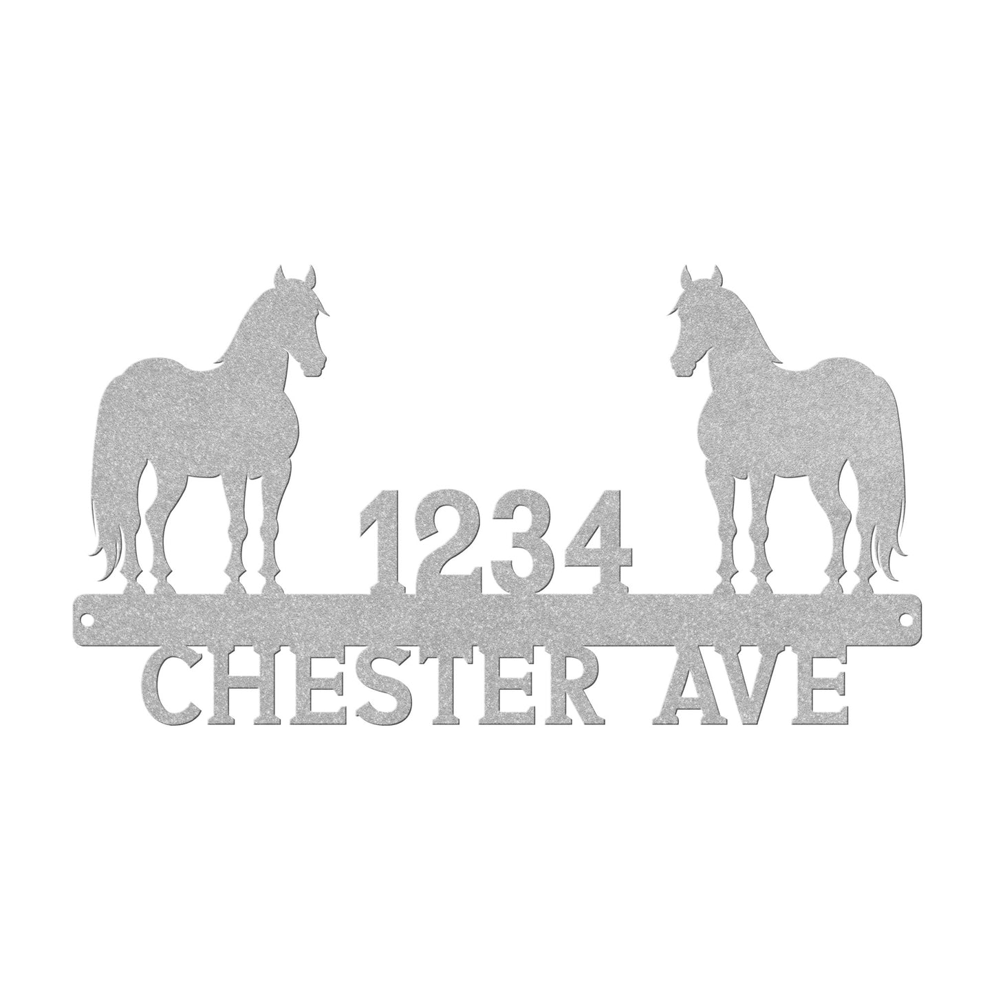 Horse Address Sign - Customizable