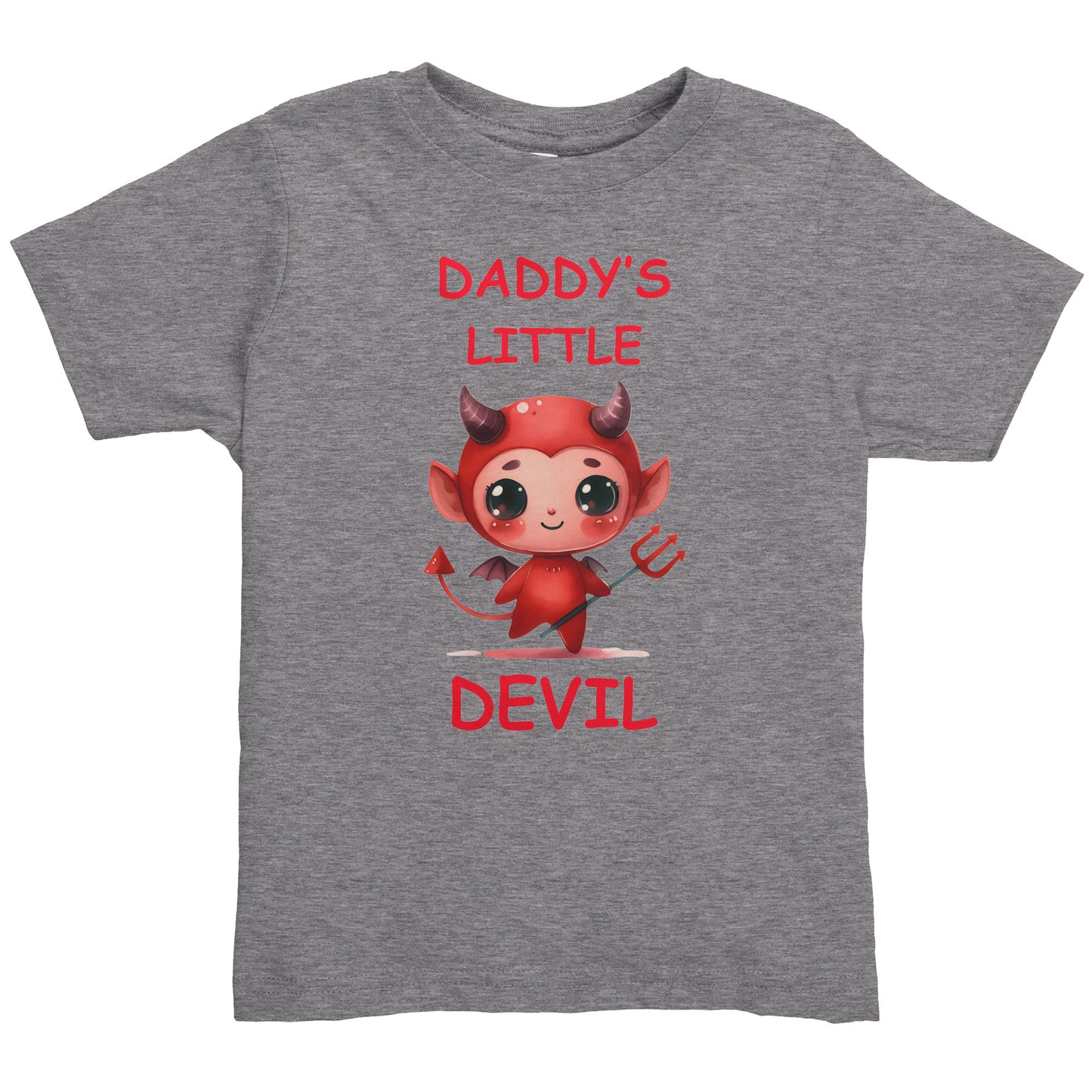 Daddy's Little Devil Boy Toddler Shirt