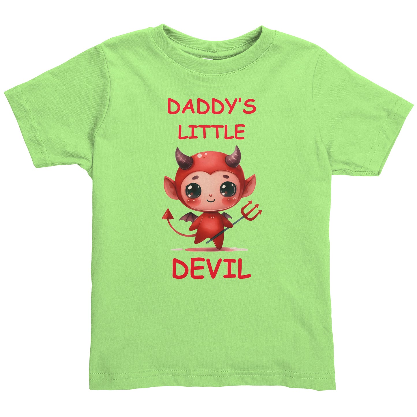 Daddy's Little Devil Boy Toddler Shirt