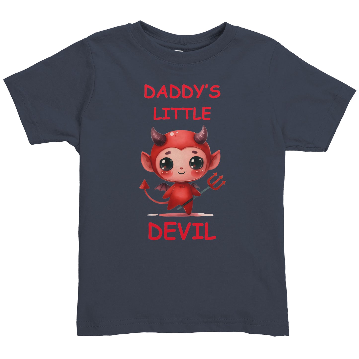 Daddy's Little Devil Boy Toddler Shirt