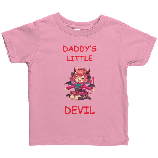 Daddy's Little Devil Girl Infant Shirt