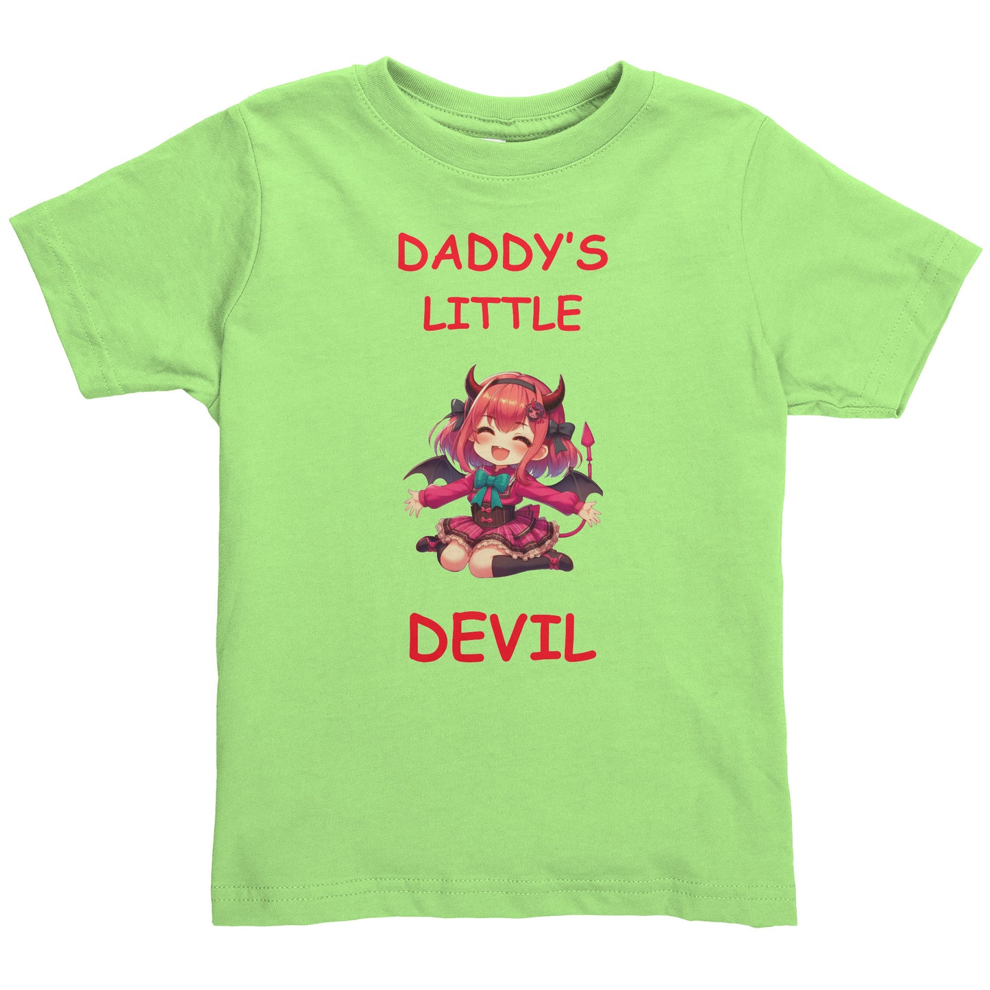 Daddy's Little Devil Girl Toddler Shirt